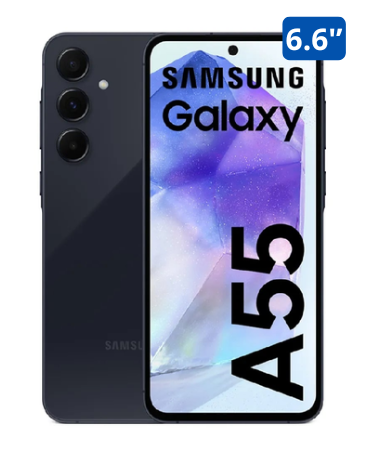 CELULAR SAMSUNG GALAXY A55 6.6" 8GB RAM 256GB 5G NEGRO