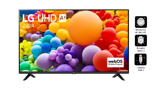Televisor LG 50" UHD Thinq Ai 50UT7300 modelo 2024 